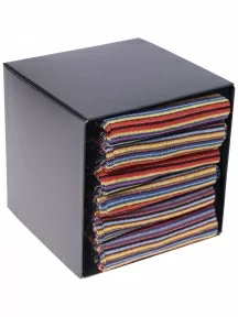 Набор мужских носков из мерсеризованного хлопка, 6 пар (ТМ Sergio di Calze), PG-16SC3-6, ЧЕРНЫЕ