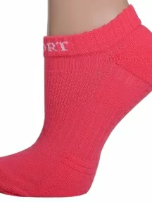 Женские носки с махровыми мыском и пяткой (Palama), ЖКС-04, МАЛИНОВЫЕ