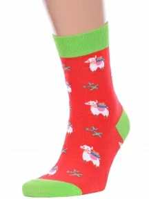 Носки унисекс Hobby Line, нус80135-5-18, КРАСНЫЕ