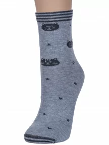 Женские носки "Красная ветка", С-1293, СЕРЫЕ
