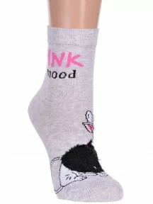 Женские носки Брестские (БЧК), 20С1133, рис. 586, СВЕТЛО-СЕРЫЕ МЕЛАНЖ