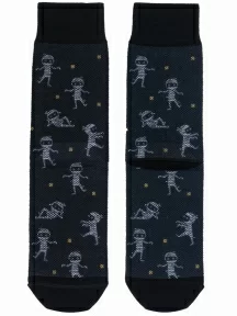 Комплект из 2 пар мужских носков DiWaRi, 2-20С-202СП, рис. 149, ЧЕРНЫЕ