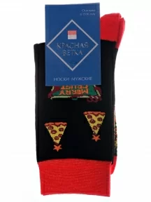 Мужские носки «Красная ветка», С-1370, ЧЕРНЫЕ