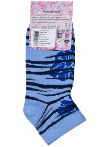 Женские носки "Борисоглебский трикотаж", 6С1008, №4 ГОЛУБЫЕ