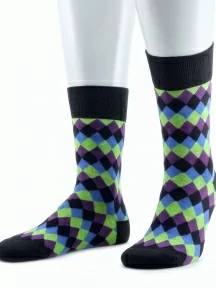 Мужские носки Grinston socks (PINGONS), 18D3, ФИОЛЕТОВЫЕ