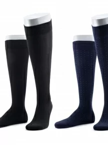 Комплект из 2 пар мужских гольфов Sergio Di Calze (PINGONS) из мерсеризованного хлопка, 2-19SC, микс 4