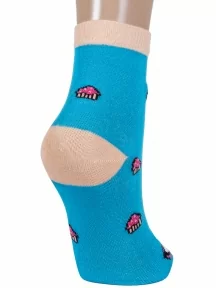 Детские носки "Борисоглебский трикотаж", 8СД1003/1, БИРЮЗОВЫЕ