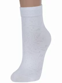 Комплект из 3 пар женских бамбуковых носков Гамма, 3-С527, КРЕМОВЫЕ