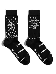 Носки unisex St. Friday Socks "Go to Piter", ЧЕРНЫЕ (X10-1603-19)