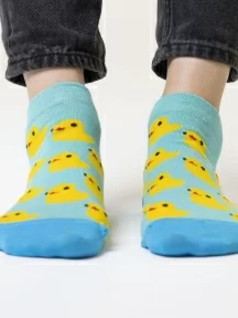 Короткие носки unisex St. Friday Socks, 749-25, "Немного уточек"