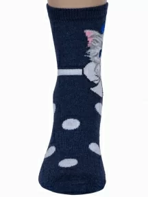 Детские носки RuSocks (Орудьевский трикотаж), Д3-13030, рис. 01, ТЕМНО-СИНИЕ