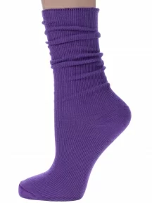 Женские высокие носки без резинки Брестские (БЧК), 19С1109, рис. 229, ЛИЛОВЫЕ