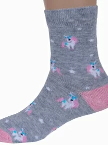 Детские носки RuSocks (Орудьевский трикотаж), Д3-13160, рис. 01, СВЕТЛО-СЕРЫЕ