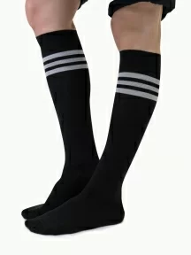 Гольфы unisex St. Friday Socks, 431-19, "Полосатая классика", ЧЕРНЫЕ