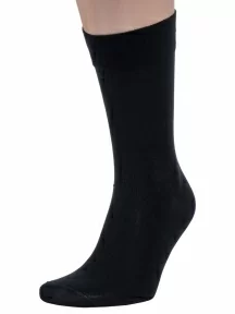 Набор мужских носков из мерсеризованного хлопка, 6 пар (ТМ Sergio di Calze), PG-17SC6-6, ЧЕРНЫЕ