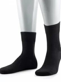 Мужские бамбуковые носки Grinston socks (PINGONS), 15D1, ЧЕРНЫЕ