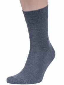 Мужские бамбуковые носки Grinston socks (PINGONS), 15D1, СЕРЫЕ