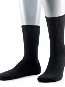 Мужские медицинские шерстяные носки Dr. Feet (PINGONS), 15DF4, ЧЕРНЫЕ