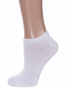 Женские короткие носки Sergio Dallini, SGS010-1, БЕЛЫЕ