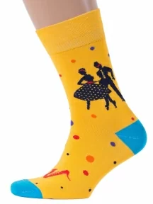 Комплект из 3 пар мужских носков MSCLUB №М06, msk3-М06, NM-78Э, ЖЕЛТЫЕ