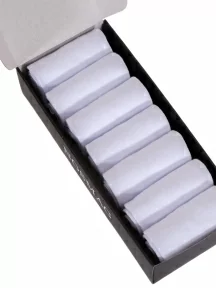 Набор из 7 пар мужских носков "Бизнес" (RuSocks / Орудьевский трикотаж), РуС-7, белые