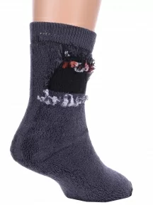 Детские махровые носки Брестские (БЧК), 14С3060, рис. 429, ТЕМНО-СЕРЫЕ