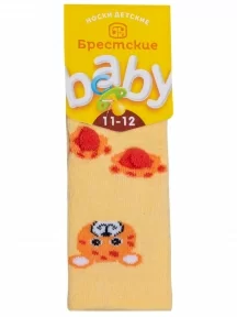 Детские носки Брестские (БЧК), 18С3086, рис. 701, ЖЕЛТЫЕ
