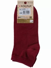 Женские носки VASILINA, 1С9288, БОРДОВЫЕ