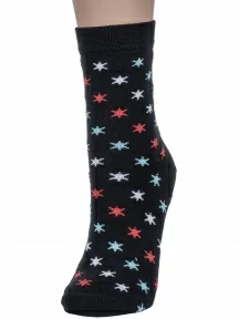 Женские носки "Борисоглебский трикотаж", 6С221, ЧЕРНЫЕ