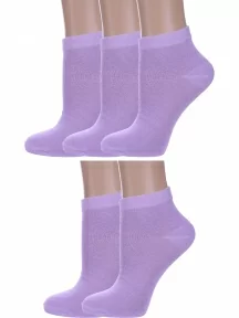 Комплект из 5 пар женских носков Альтаир, 5-А61, СИРЕНЕВЫЕ