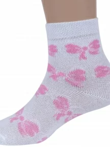 Детские носки Брестские (БЧК), 14С3081, рис. 381, БЕЛЫЕ