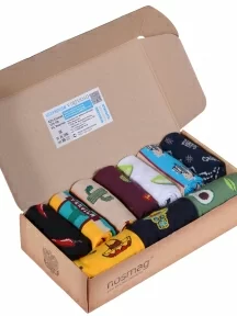 Набор из 10 пар мужских носков MSCLUB №М24, ВИ10-НМ24, микс "МЕКСИКА"