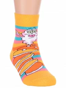 Детские махровые носки Брестские (БЧК), 14С3060, рис. 824, ТЕМНО-ЖЕЛТЫЕ