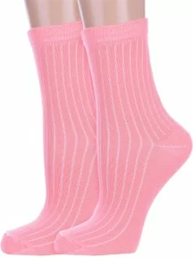 Комплект из 2 пар детских носков Альтаир, 2-М20, КОРАЛЛОВЫЕ