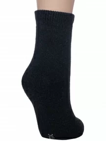 Детские махровые носки Hobby Line, 7619, ЧЕРНЫЕ