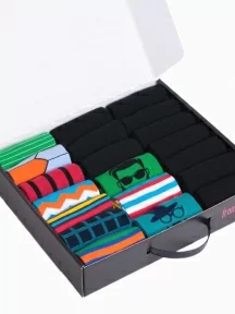 Набор из 20 пар мужских носков MSCLUB №М01, ВИМ20-1, микс