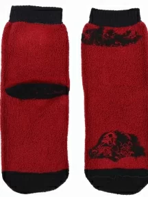 Детские махровые носки ХОХ, dz-1211, БОРДОВЫЕ