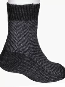 Детские полушерстяные носки RuSocks (Орудьевский трикотаж), Д-382, ЧЕРНЫЕ, рис. 0