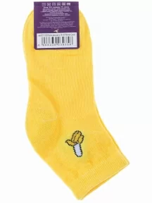 Женские носки Hobby Line, 3111-06, ЖЕЛТЫЕ "Банан"