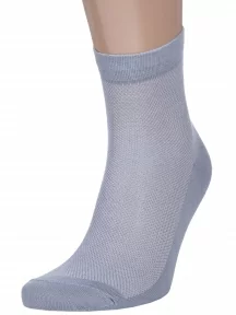 Мужские носки с сеточкой ХОХ, X-1128, СЕРЫЕ