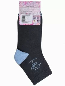 Женские носки "Борисоглебский трикотаж", 6С742, №24 ТЕМНО-СЕРЫЕ