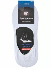 Комплект из 3 пар мужских подследников Брестские (БЧК), 3-18С2322, рис. 000, БЕЛЫЕ