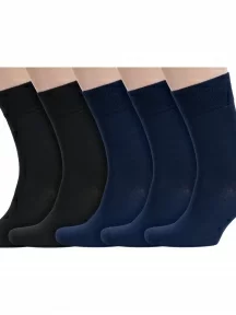 Комплект из 5 пар мужских носков RuSocks (Орудьевский трикотаж) микс 2 (5-М-218)