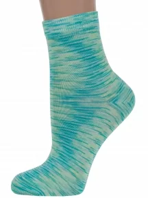 Женские носки LORENZline, Д11, САЛАТОВО-ЗЕЛЕНЫЕ
