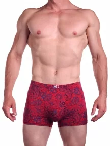 Мужские бамбуковые трусы-боксеры Sergio Dallini, 2942-3, КРАСНЫЕ