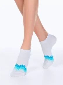 Женские короткие носки Брестские (БЧК), 14С1101, рис. 299, БЕЛЫЕ