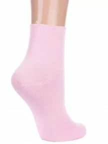 Женские бамбуковые носки без резинки ХОХ, G-1423, РОЗОВЫЕ