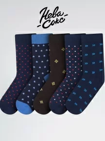 Набор из 30 пар мужских носков "Нева-Сокс", НС-30-204, микс "Северный ветер"