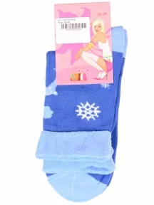Детские махровые носки LORENZline, П4М, СИНИЕ
