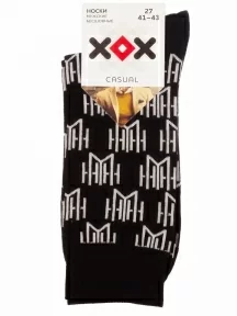 Носки unisex ХОХ FANTASY, XF-20, ЧЕРНЫЕ
